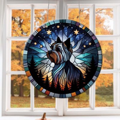 Yorkshire Terrier Memorial Acrylic Window Hanging - Yorkshire Terrier Gifts