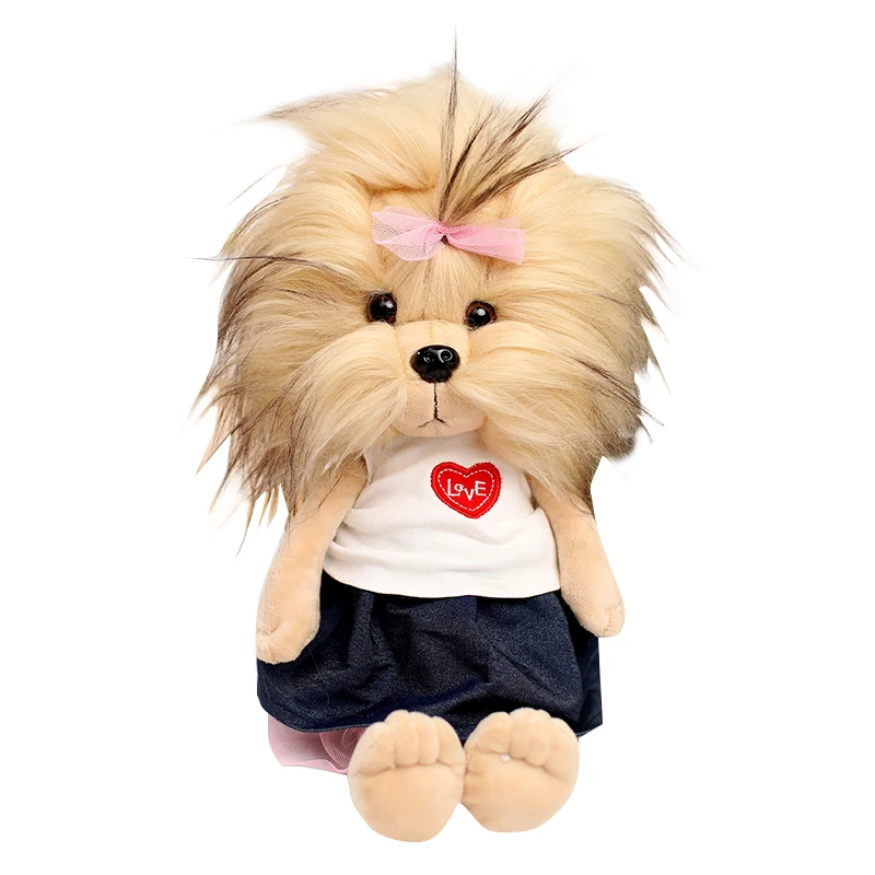 kf Sd689f81d2ca746a992165451d60b6135u 40cm Lifelike Yorkshire Terrier Plush Toy Simulation Stuffed Animal Couple Dog Doll Models Room Decor Kids - Yorkshire Terrier Gifts